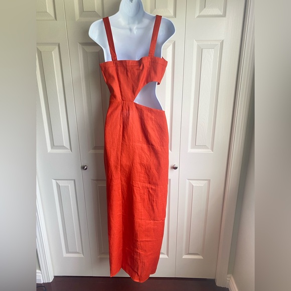 New Reformation Satori Line Long Dress - Picture 9 of 12